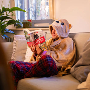 Legami - Teddy Bear Hooded Blanket - Cosy Hugs