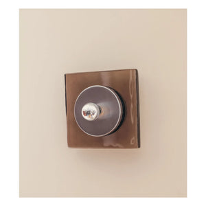 The Socialite Family - Smoked Glass Marta Wall Lamp | Transparent