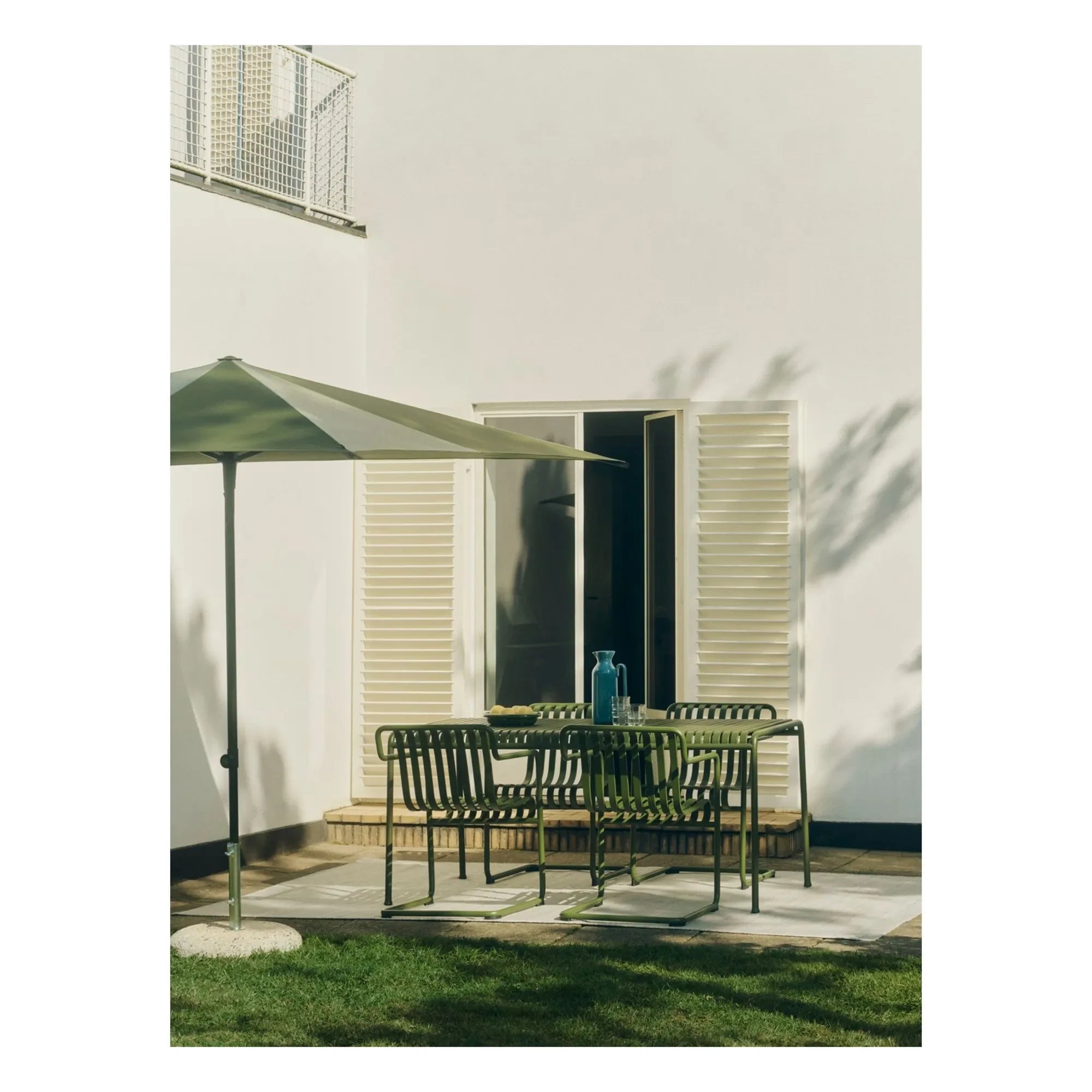 Hay - Hexagon Umbrella Terrazza | Green