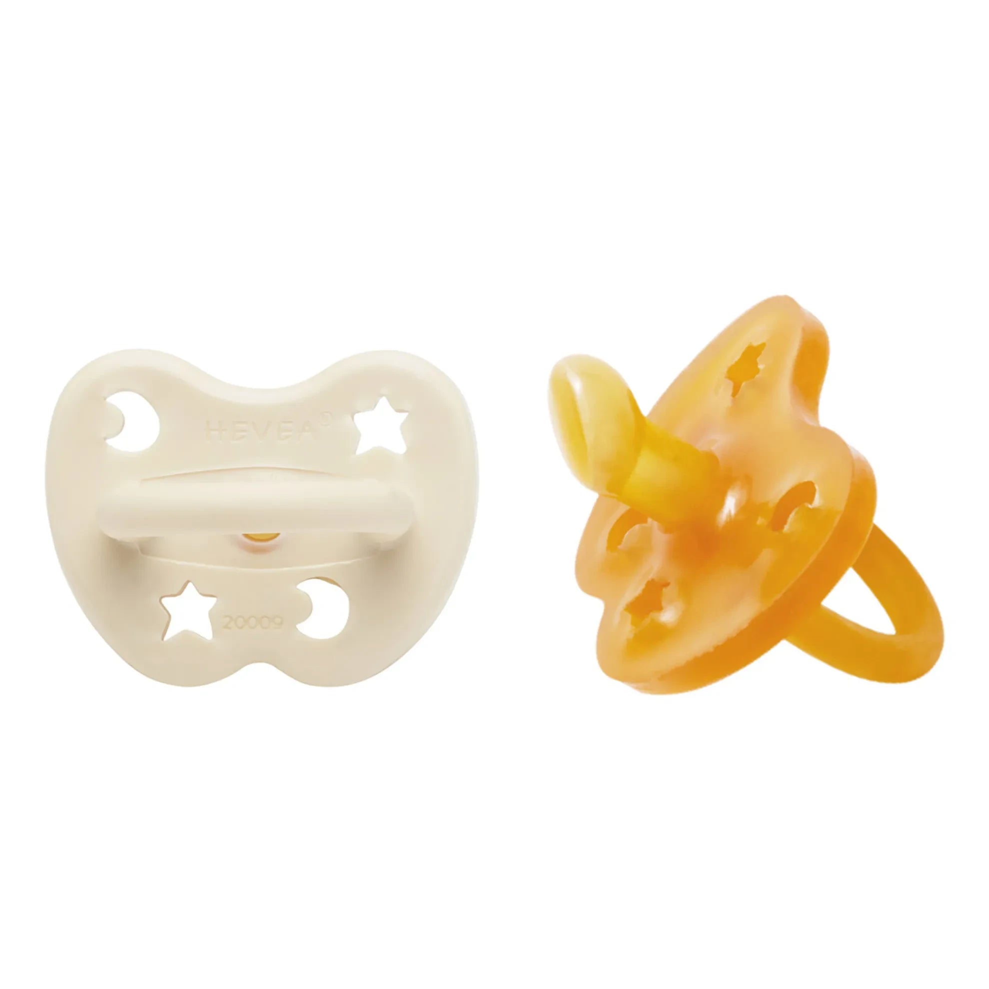 Hevea - Natural Rubber Physiological Pacifiers - 2-piece Set