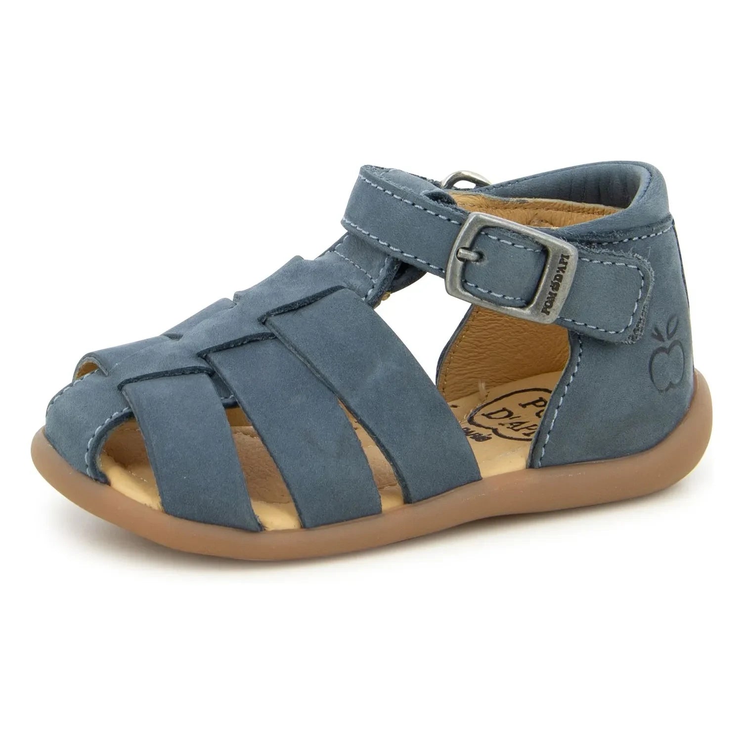 Pom d'Api - Stand Up Papy Sandals | Petrol Blue