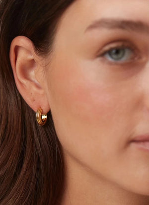 Anni Lu - Golden Deco Earring | Gold