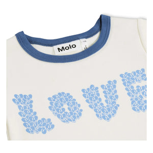 Molo - Rhiannon Love Organic Cotton T-Shirt | Off-White