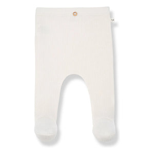 1+ in the family - Mia Ribbed Tights | Ecru