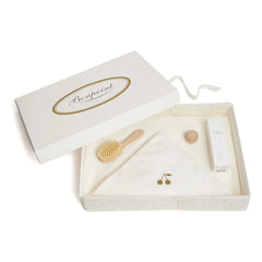 Bonpoint - Naissance Bath Robe, Brush, and Oil Set