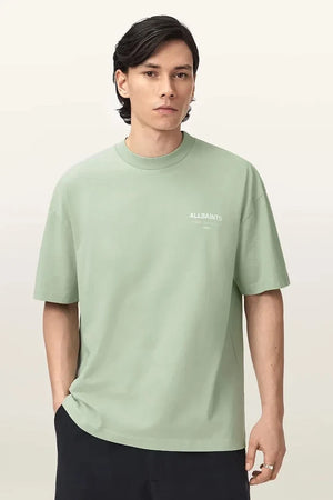 AllSaints Erkek Pamuklu Oversize Tişört