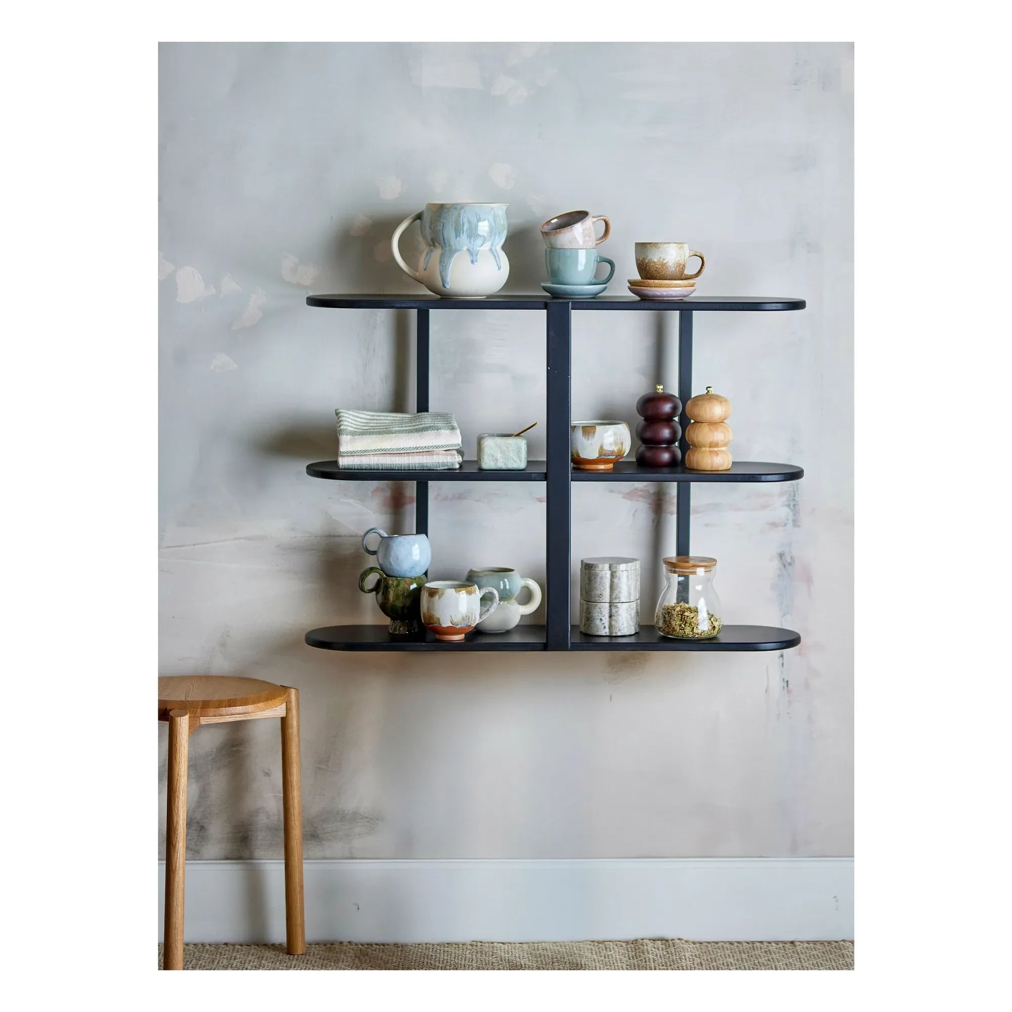 Bloomingville - Vicente Shelf L80 cm | Black