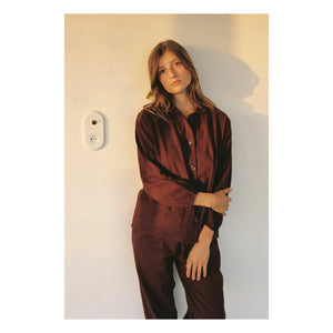 Scarlette Ateliers - Claudine Jasper Pajamas | Burgundy