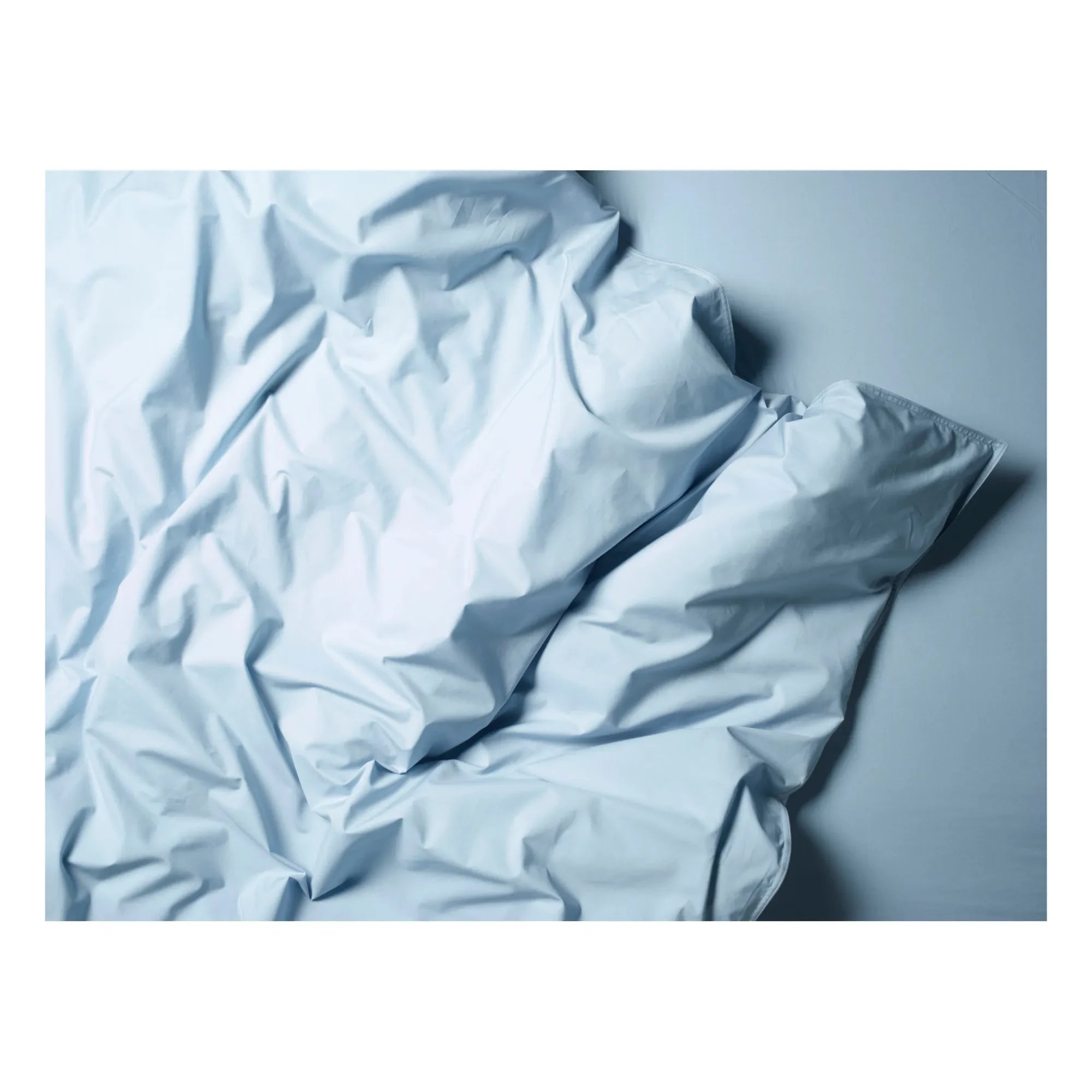 Suite 702 - Organic Percale Duvet Cover | Light blue