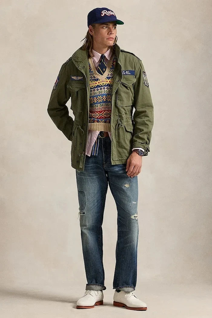Polo Ralph Lauren Men's Cotton Transitional Jacket Icnc Fld Jkt Lined Field