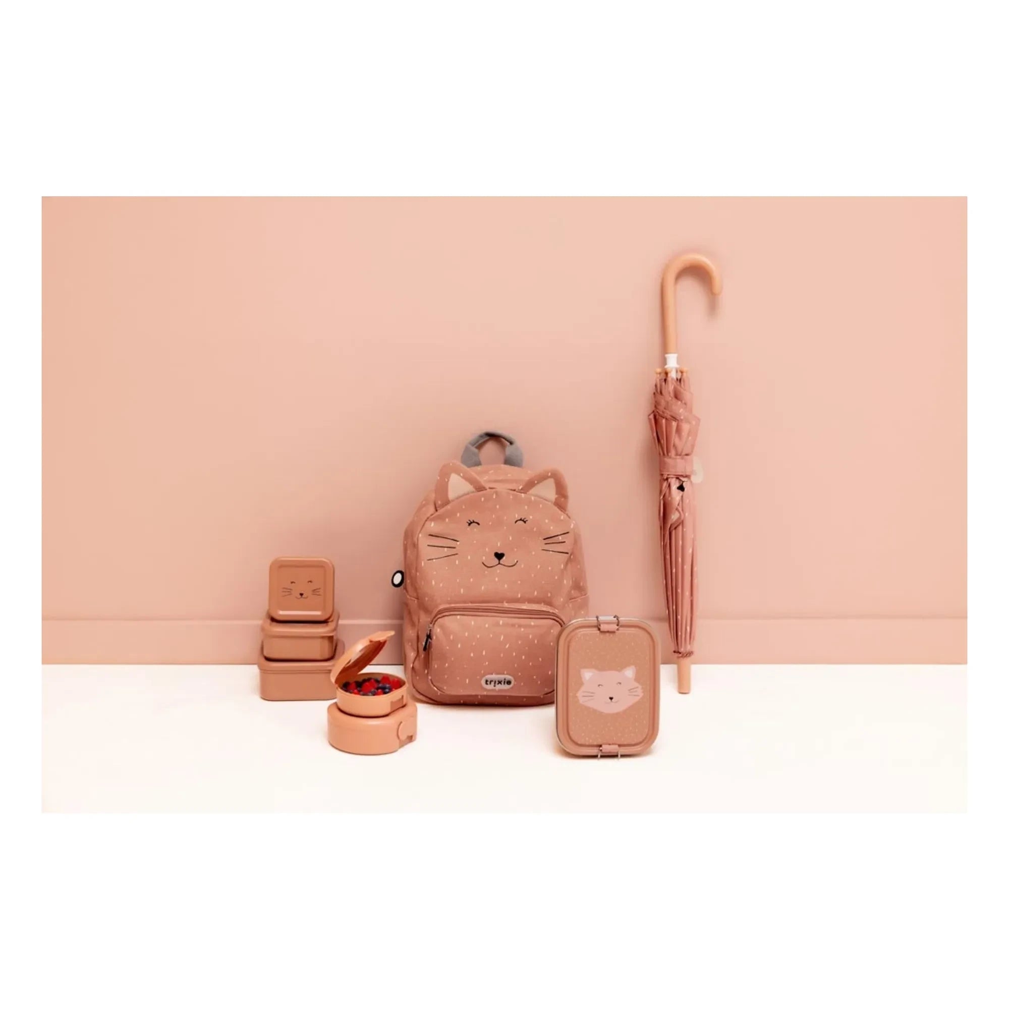 Trixie - Small Lunch Box Mrs Cat | Dusty Pink
