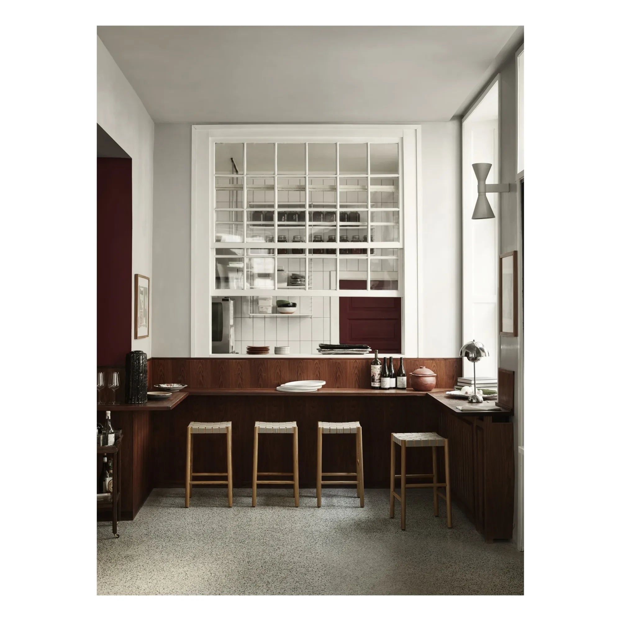 & Tradition - Wooden-based Betty Bar Stool - Thau & Kallio