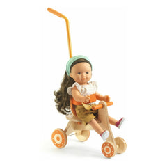 Djeco - POMEA - Tricycle for Dolls | Orange