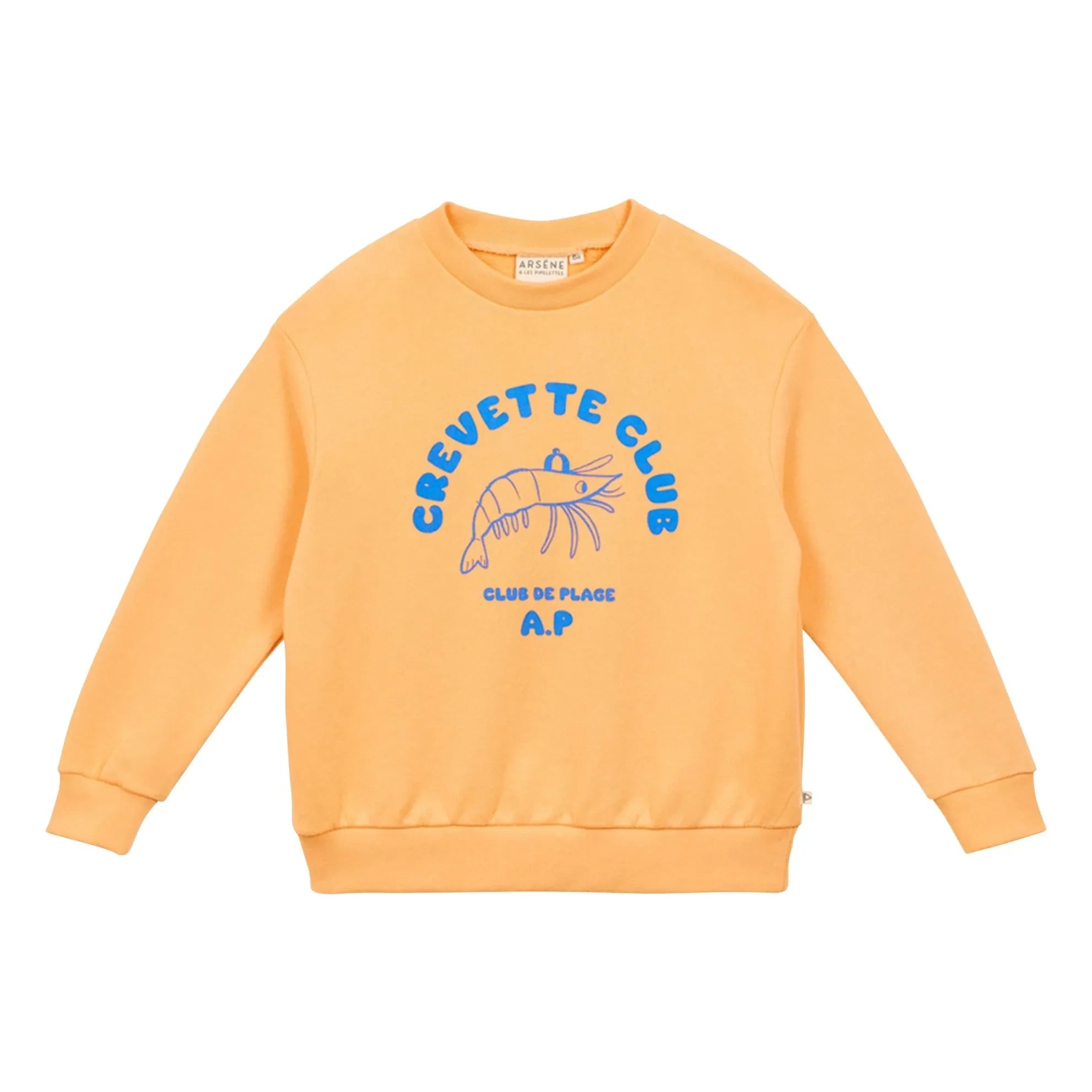Arsène et Les Pipelettes - Shrimp Sweat Club Organic Cotton | Apricot