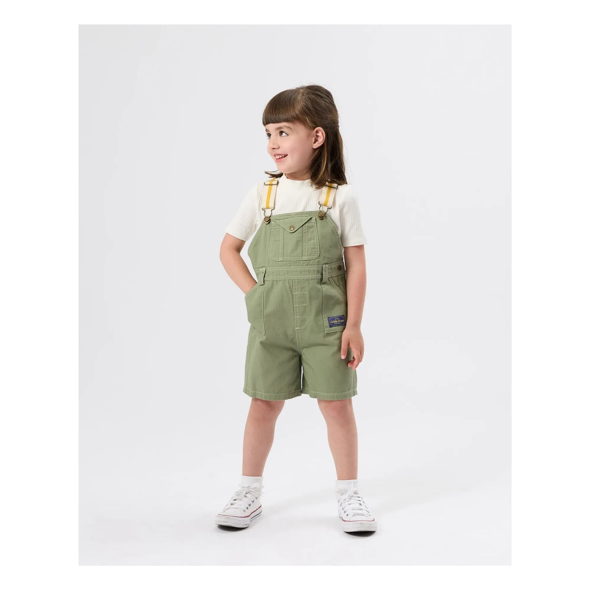 Goldie + Ace - Short Work Jumpsuit | Khaki