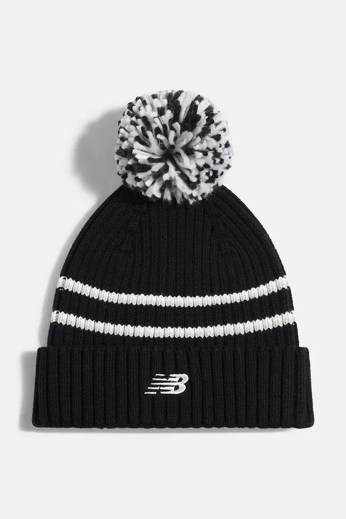 New Balance ponponlu pamuklu çocuk şapkası