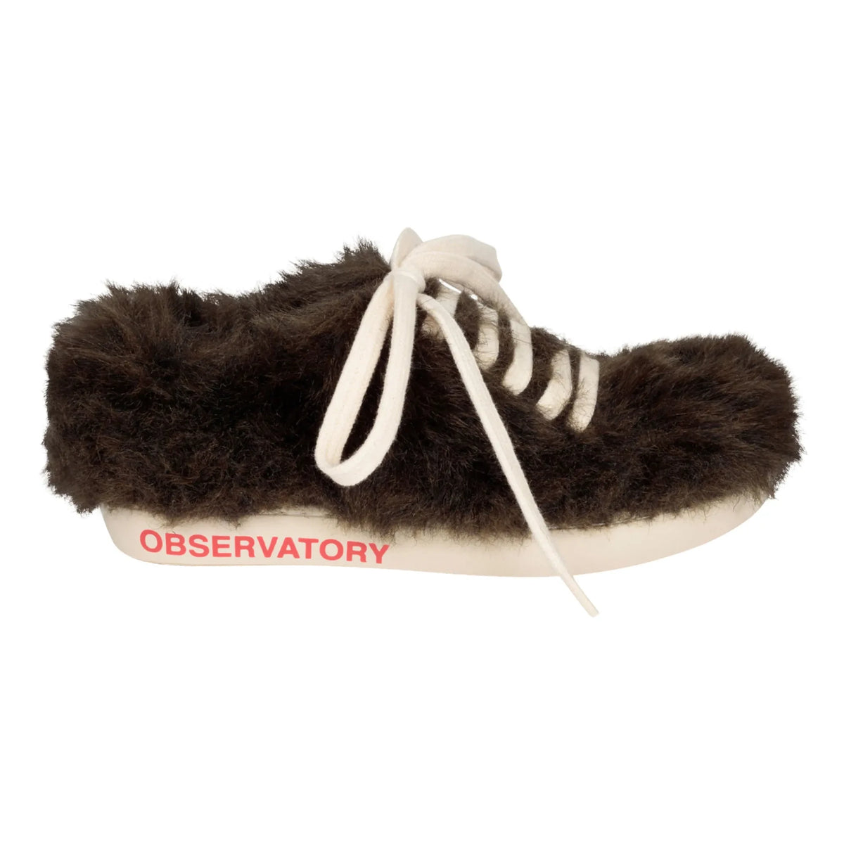 The Animals Observatory - Tavşan Sahte Kürk Bağcıklı Spor Ayakkabı | Kahverengi