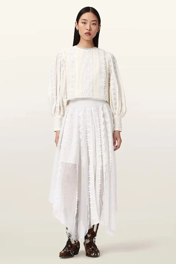 AllSaints HART Pamuklu Bluz