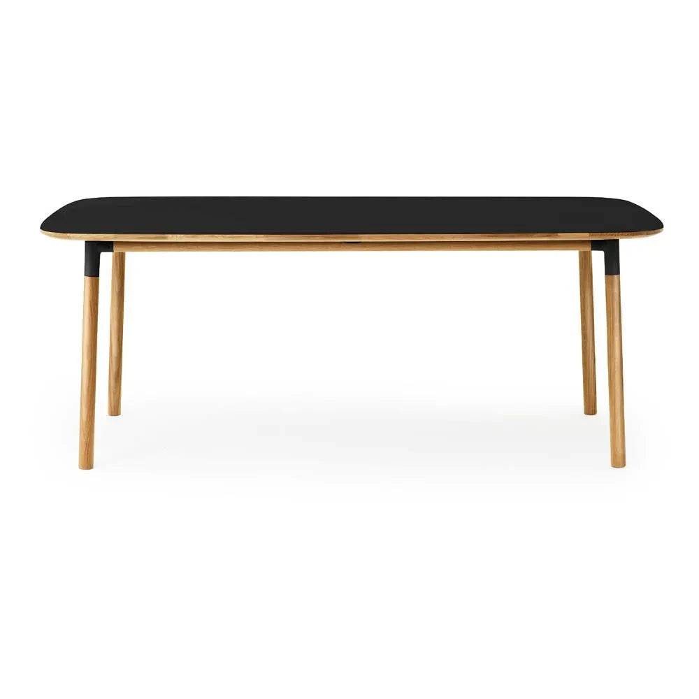 Normann Copenhagen - Form Rectangular Table 95x200 cm | Black