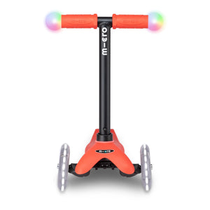 Micro - Mini 3'ü 1 Arada LED Scooter | Kırmızı
