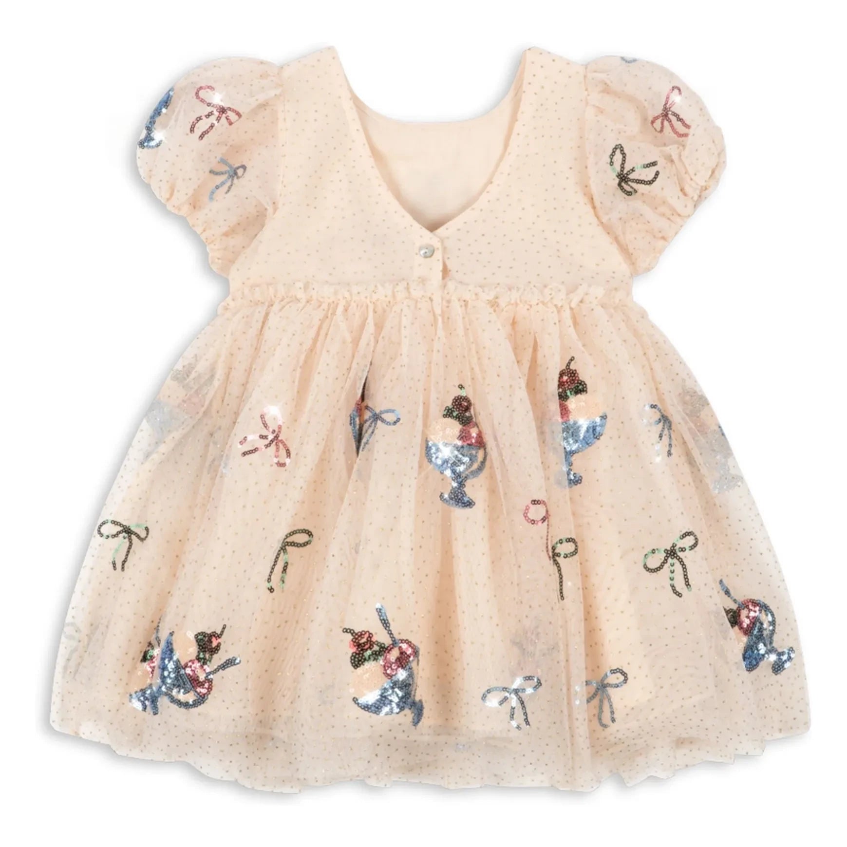 Konges Sløjd - Yvonne Glaces Tulle Dress | Cream