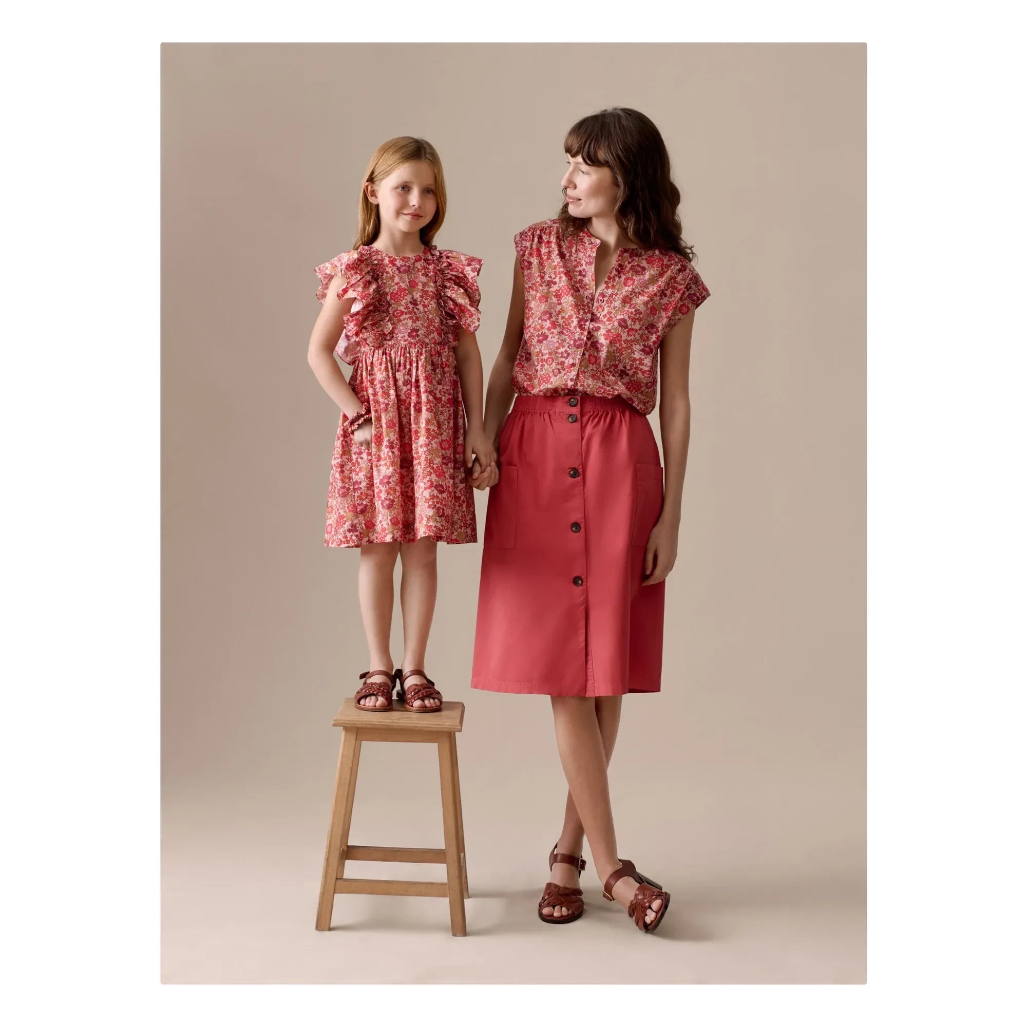 Bonpoint - Lizzy Fleurie Organic Cotton Dress | Dusty Pink