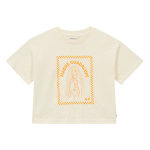 Arsène et Les Pipelettes - Madre Guadalupe Organic Cotton T-Shirt | Ecru