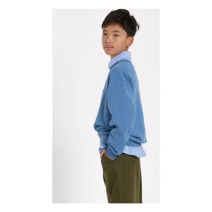 Smallable Kid - Arlo organic cotton sweatshirt | Blue