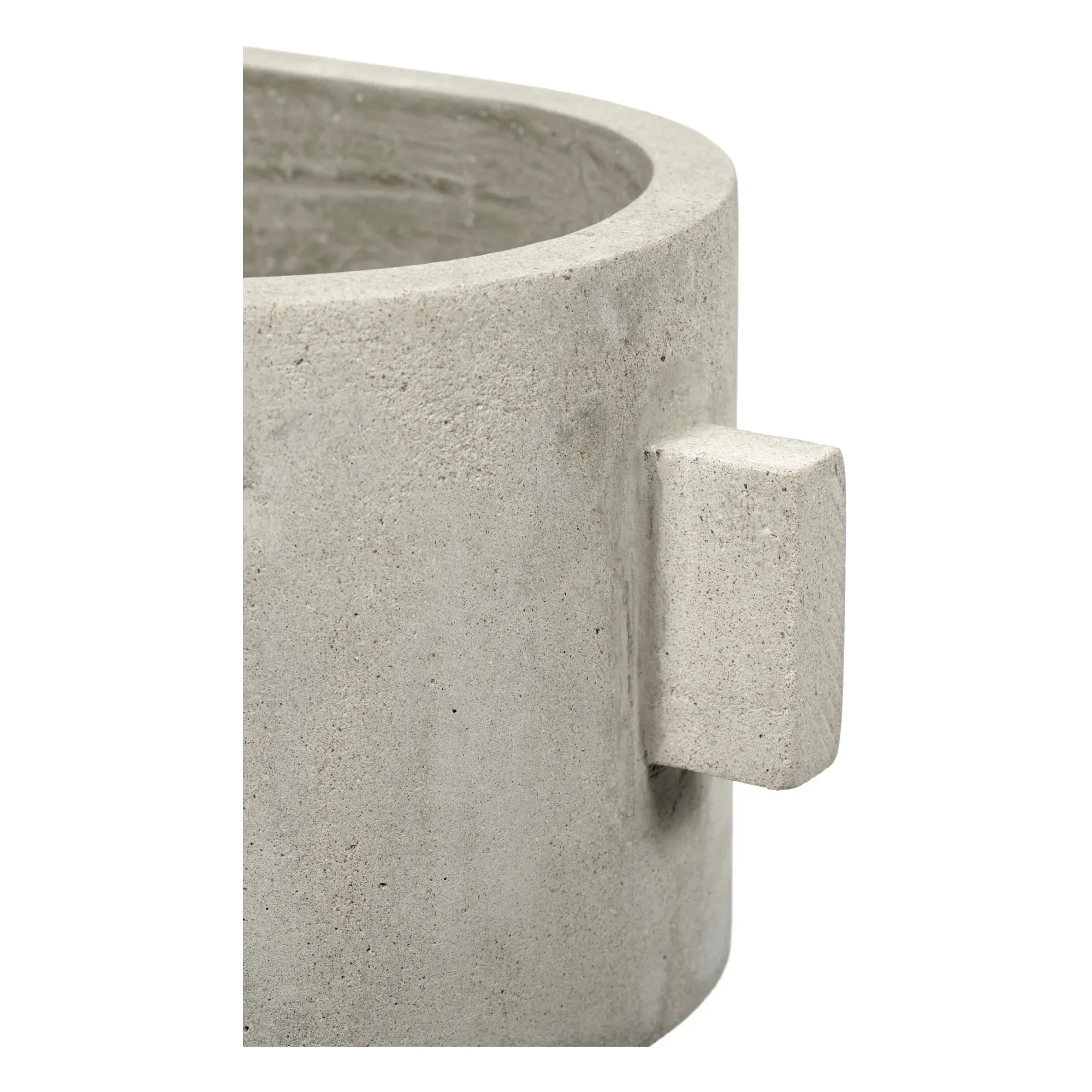 Serax - Oval Concrete Flower Pot | Gray