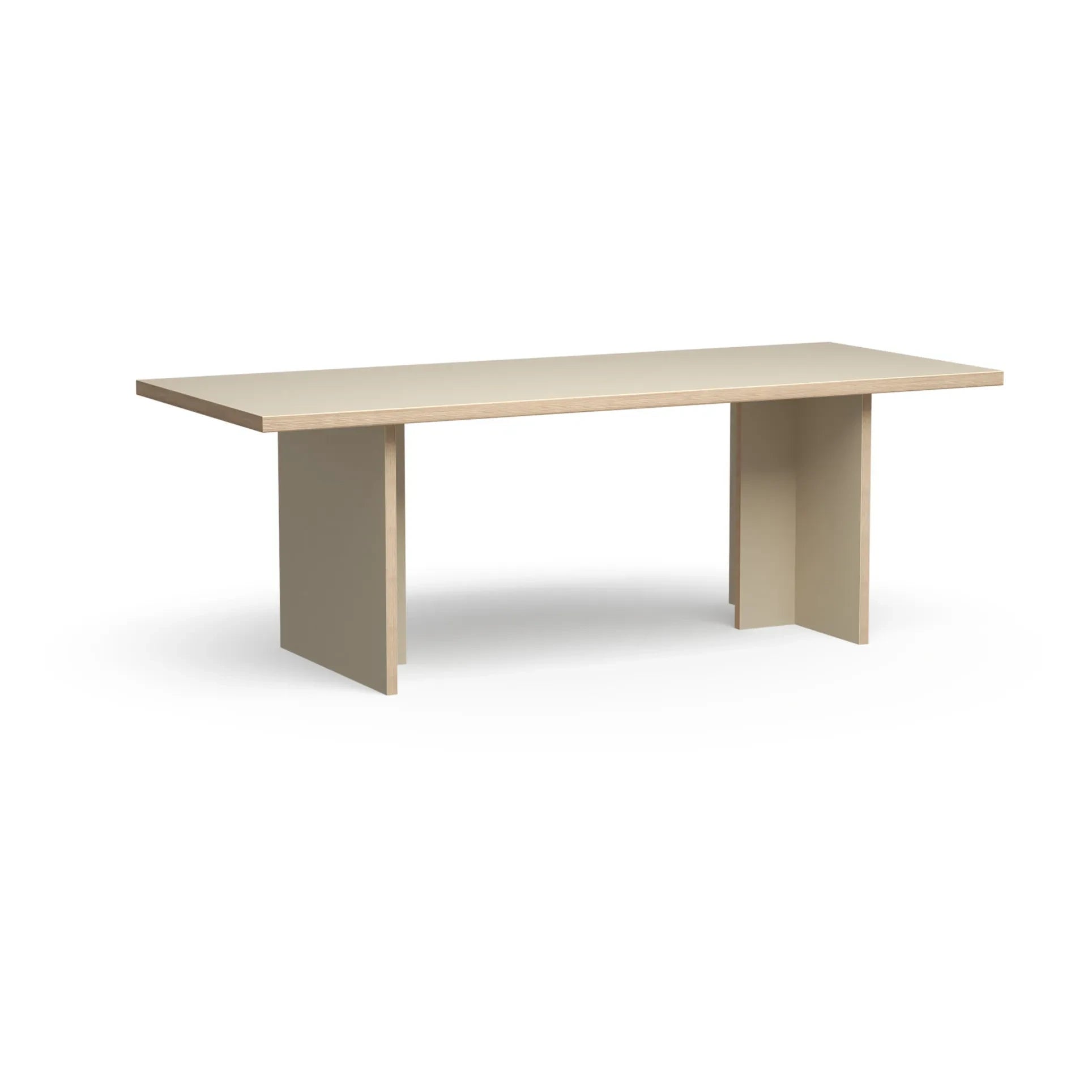 HKliving - Rectangular Dining Table | Cream