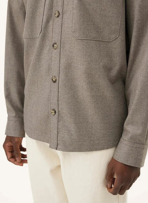 Noyoco - Ottawa Virgin Wool Shirt Jacket | Natural