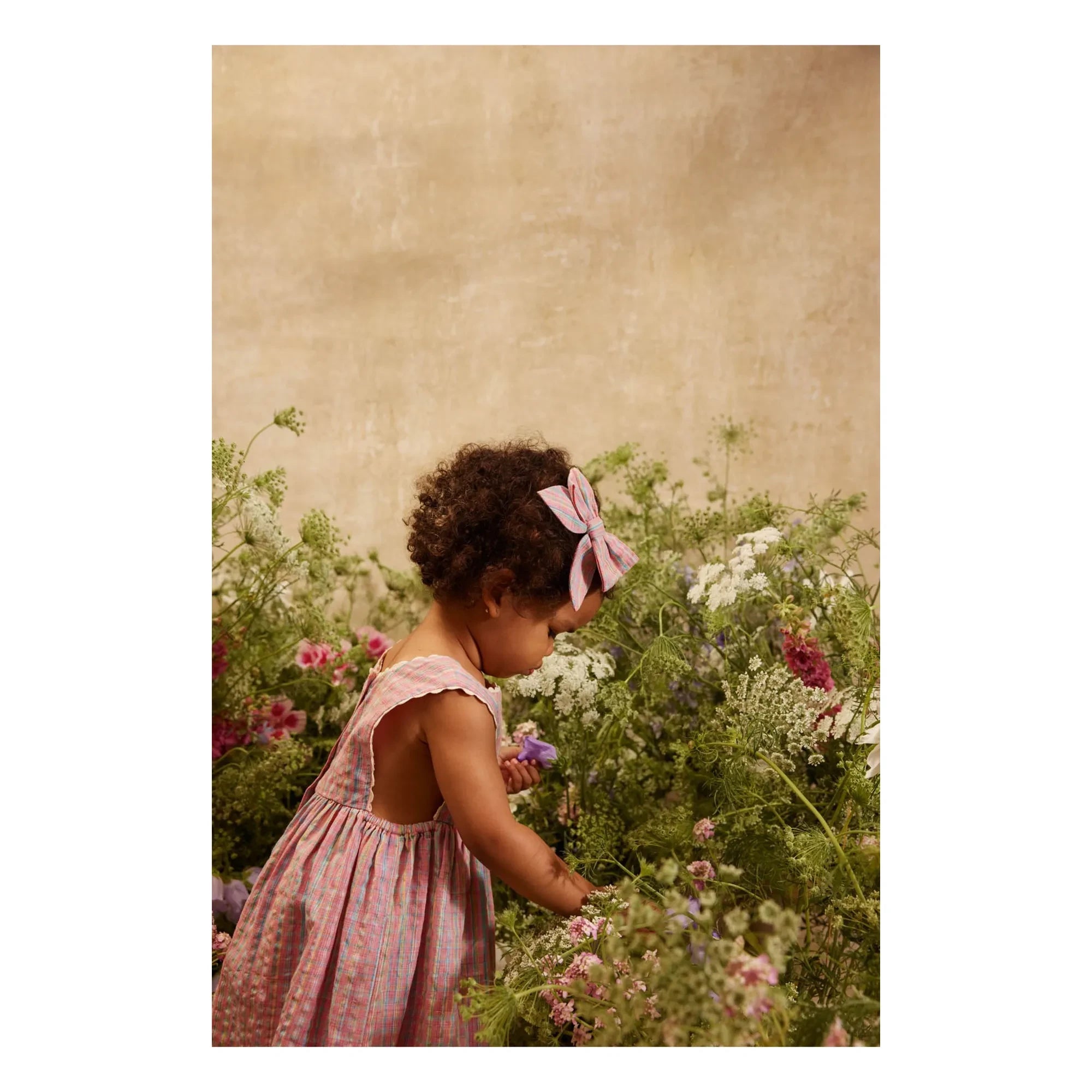 Louise Misha - Martine Flounce Dress | Powder Pink
