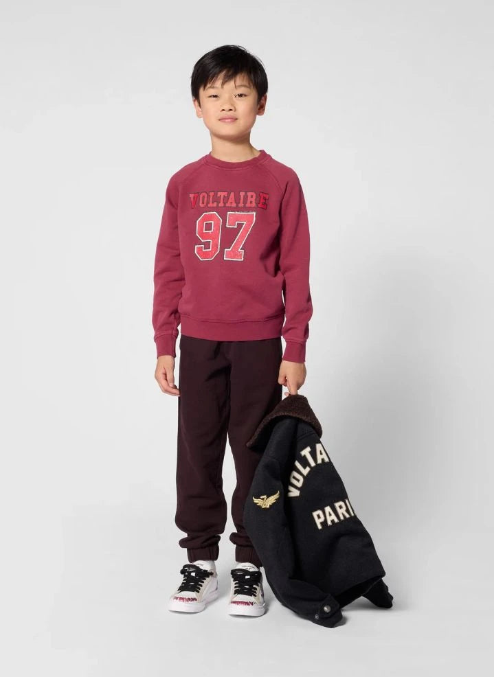 Zadig & Voltaire - Voltaire Sweat 97 Organic cotton | Burgundy