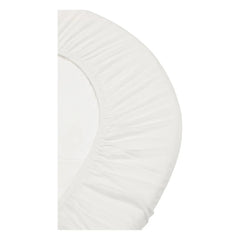 Leander - Elastic Organic Cotton Crib Sheets - 2-Pack | White