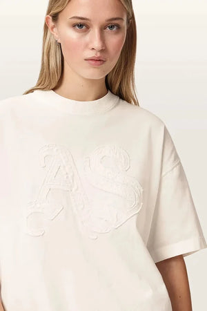AllSaints women's cotton t-shirt INSIGNIA