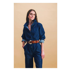 Elise Chalmin - Aude Leather Belt | Camel
