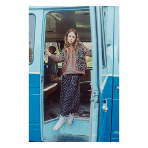 Piupiuchick - Çiçek Desenli Etek | Siyah