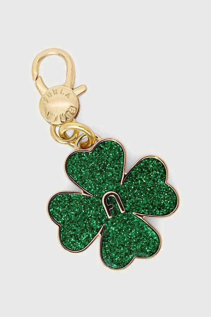 Furla Kadın Metal Anahtarlık Hashtag Clover Charm