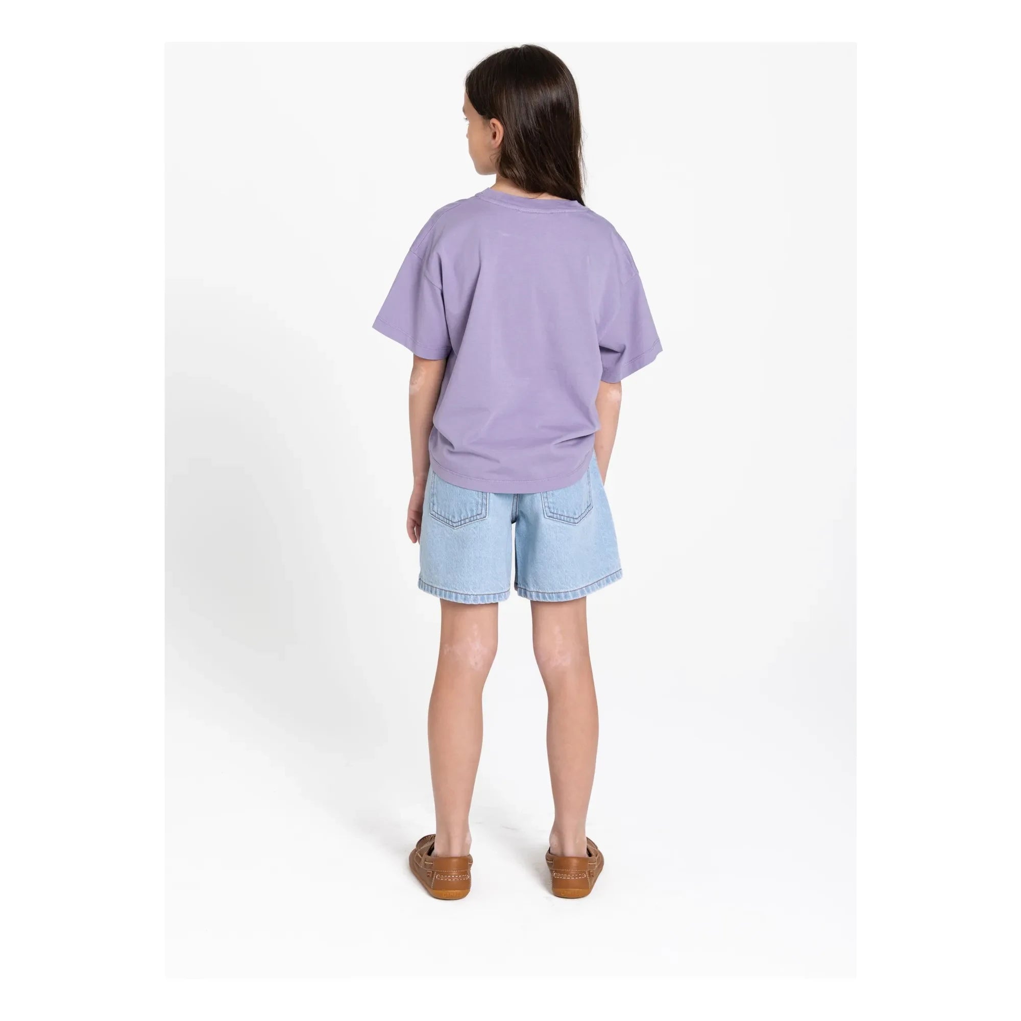 Hundred Pieces - Luna Snake T-Shirt Organic Cotton | Lavender
