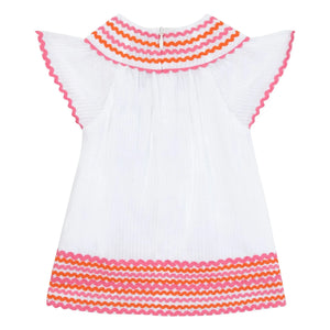 Tartine et Chocolat - Gathered Dress | White