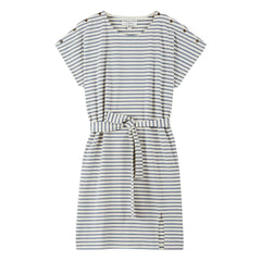 Emile et Ida - Striped Bénédicte Dress Made of Organic Cotton | Blue