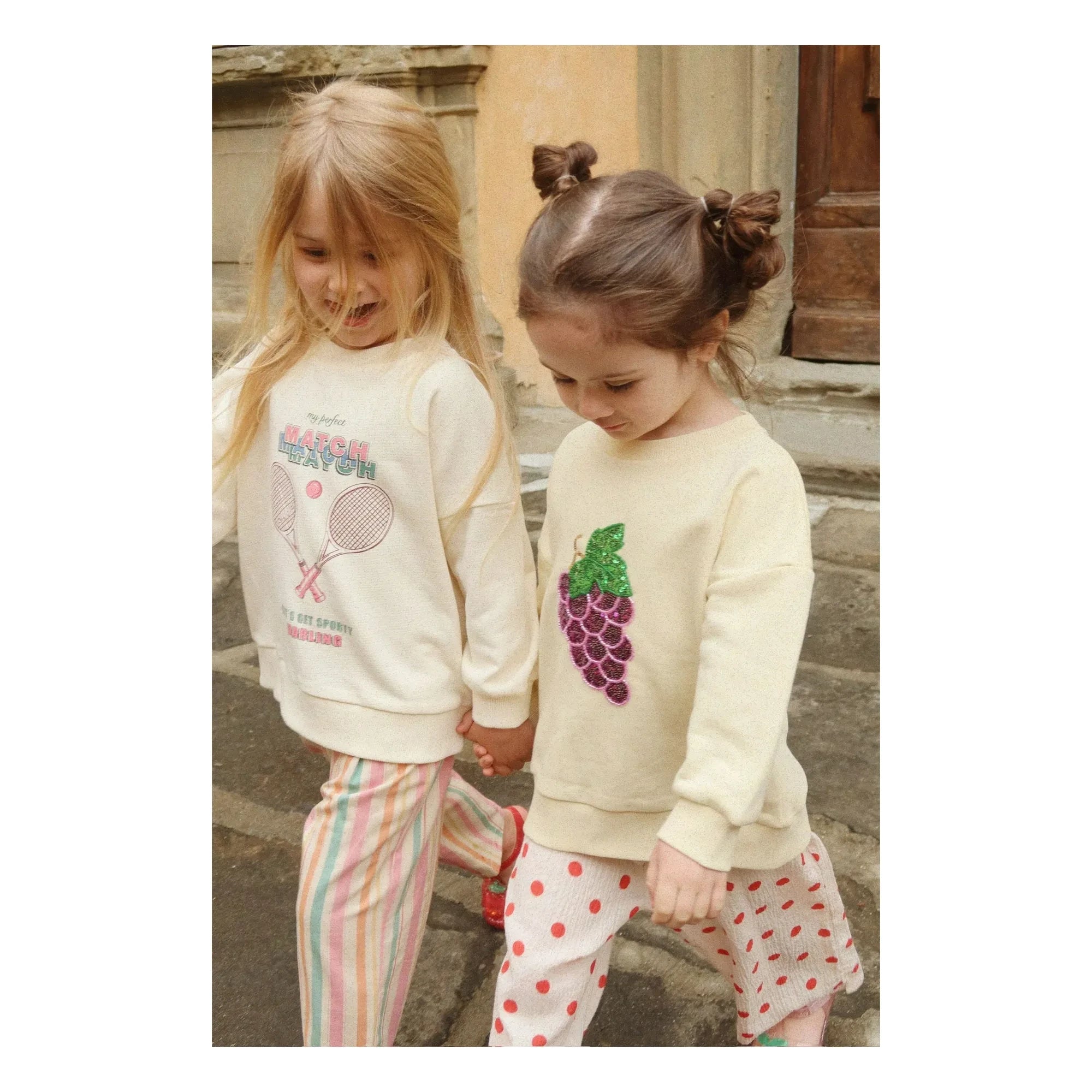 Konges Sløjd - Loupy Match Organic Cotton Sweatshirt | Cream