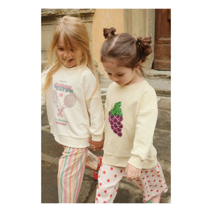 Konges Sløjd - Loupy Match Organic Cotton Sweatshirt | Cream
