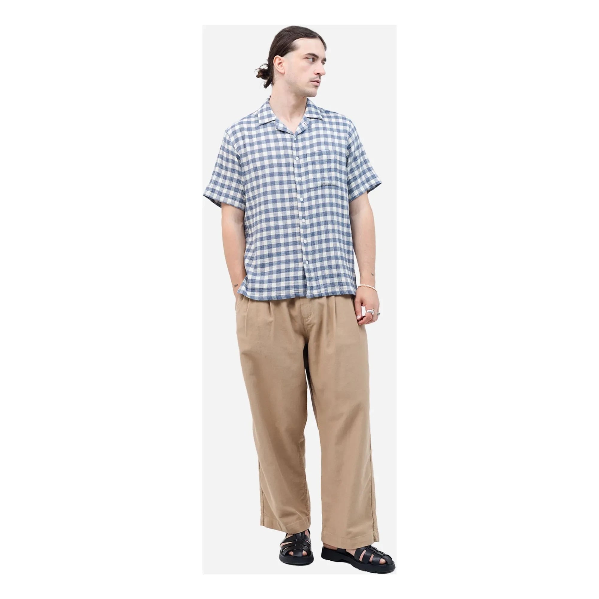 Olow - Aloha Checked Shirt | Blue
