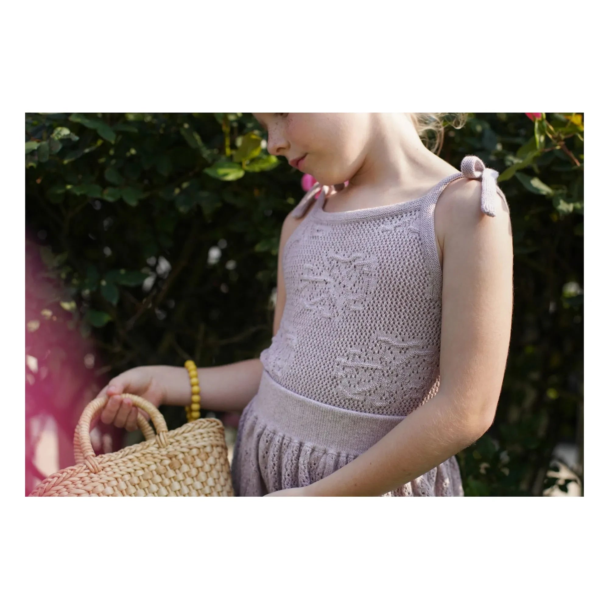 Soor Ploom - June Flowers Organic Cotton Tank Top | Lilac