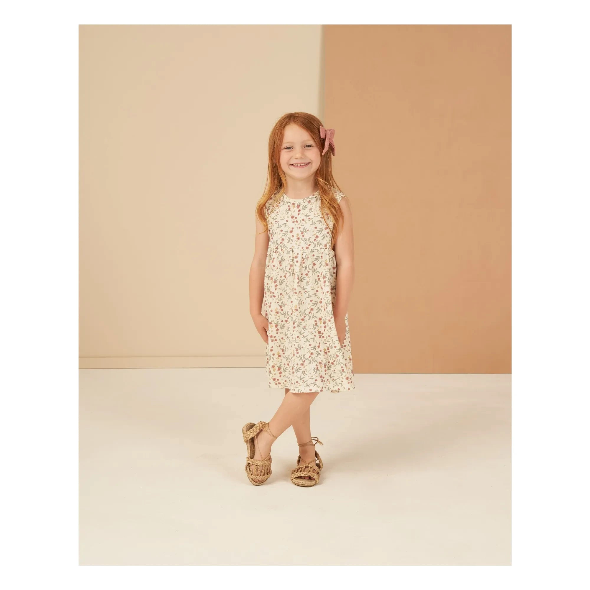 Rylee + Cru - Layla Floral Dress | Ecru