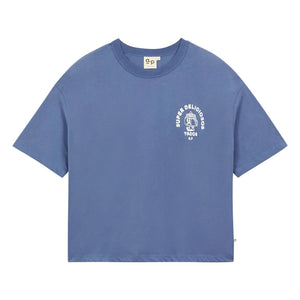 a.p - Super Tacos Organic Cotton T-Shirt | Night Blue