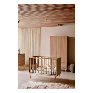 Quax - Flow Baby Bed 60x120 cm | Honey