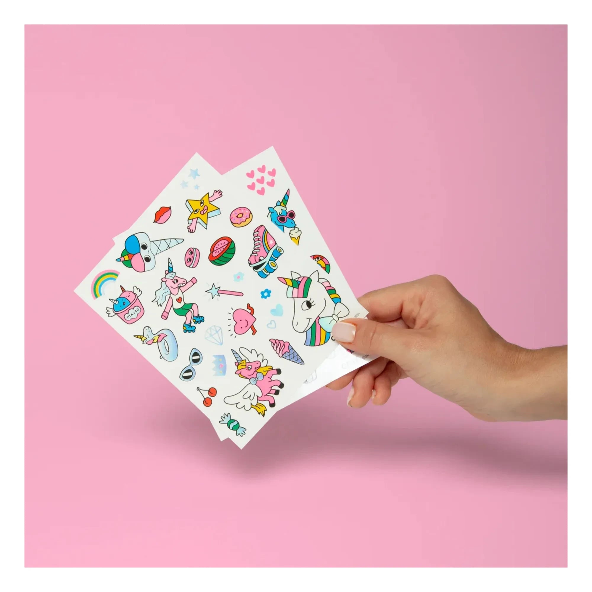 Omy - Lily Temporary Tattoos | Pink