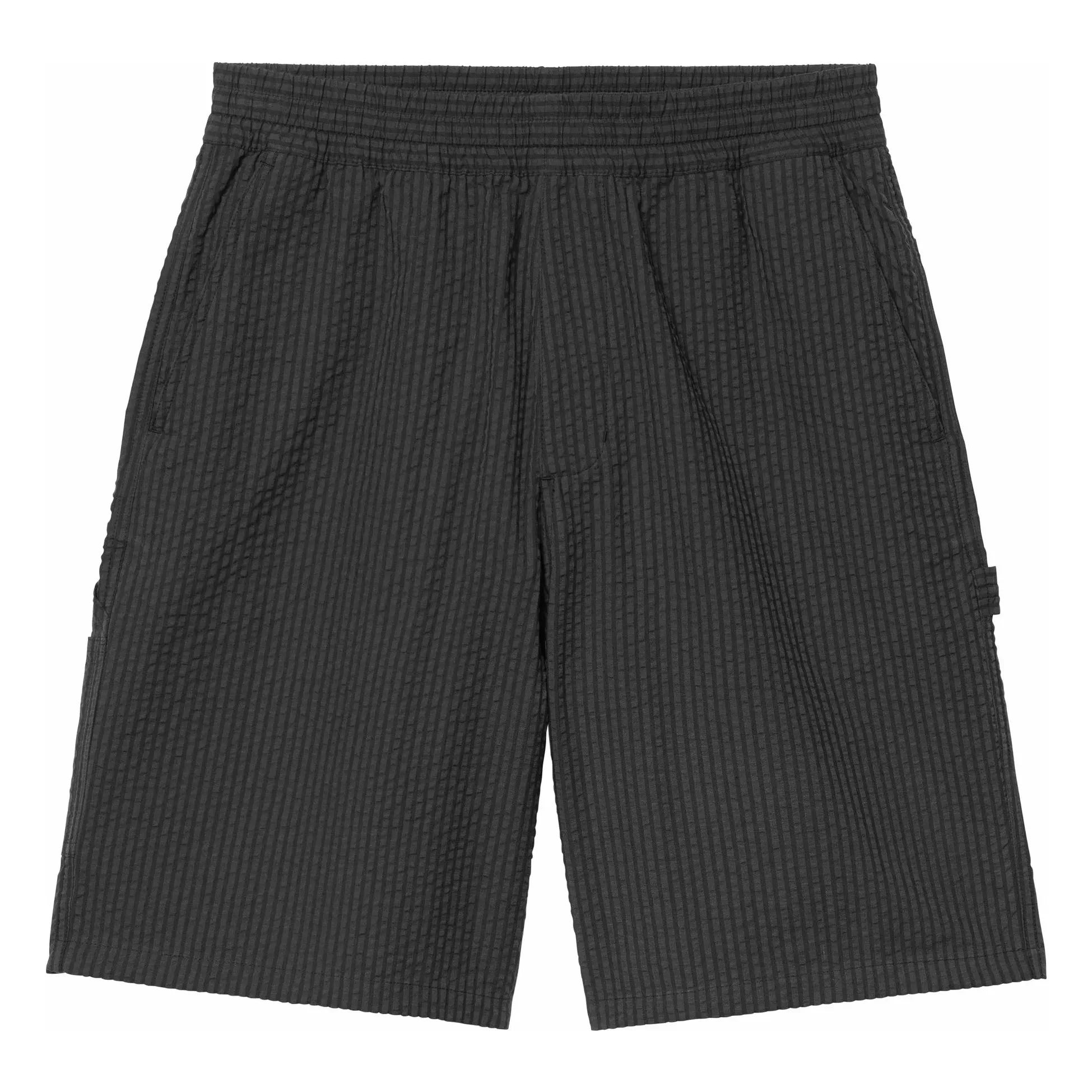 Carhartt WIP - Toland Striped Seersucker Shorts | Black